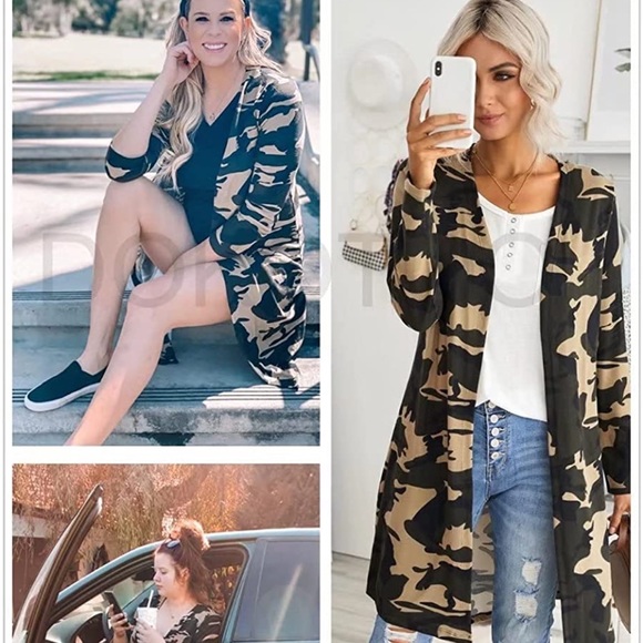 Beautiful woman casual thin coat jacket cardigan - Picture 4 of 7